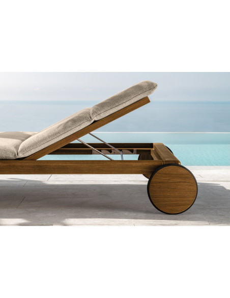 Lettino per esterno Cruise Teak Talenti - 5