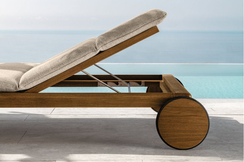 Lit d'extérieur Cruise Teak Talenti - 5