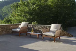 Poltrona Living per esterno Cruise Teak Talenti - 1 2