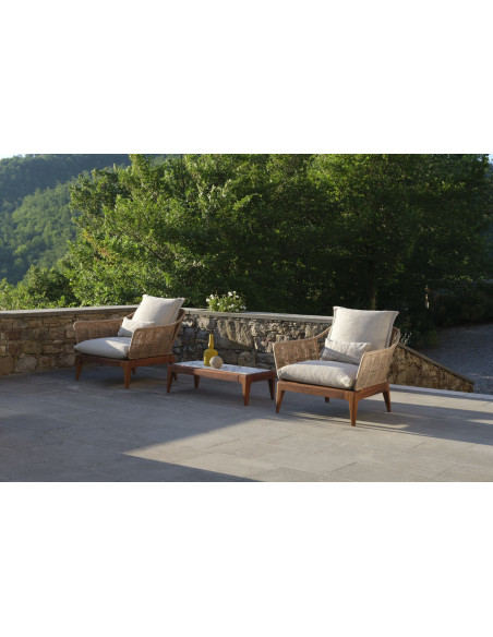 Poltrona Living per esterno Cruise Teak Talenti - 2