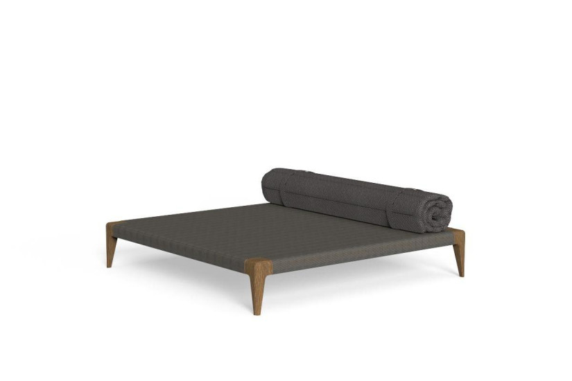 Cruise Teak Outdoor Pouf