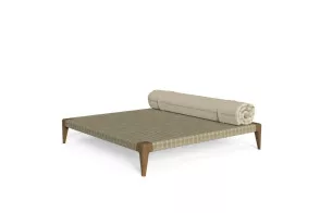 Cruise Teak Outdoor Pouf