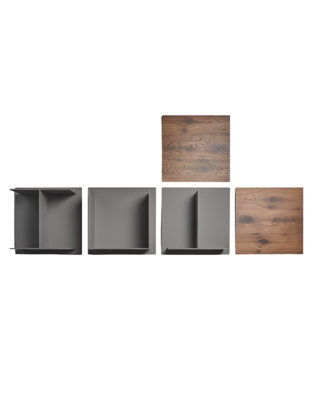 Libreria Square MDF Italia - 1