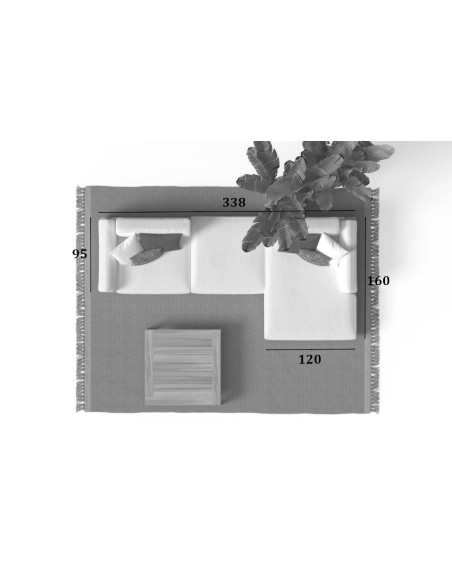 Divano per esterno Argo Wood Talenti - 6