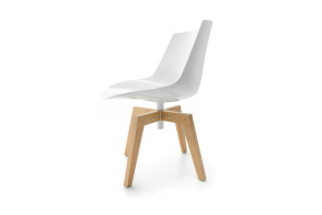 Chaise d'extérieur Flow Iroko MDF Italia - 1 2