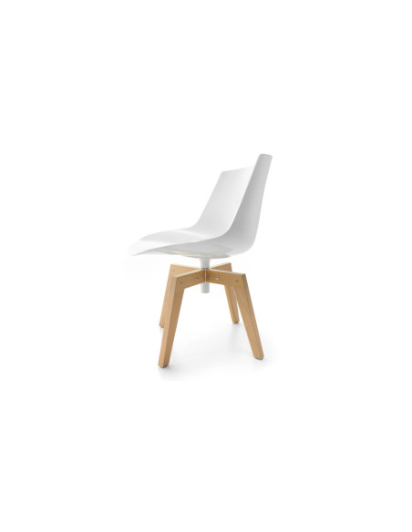 Chaise d'extérieur Flow Iroko MDF Italia - 2