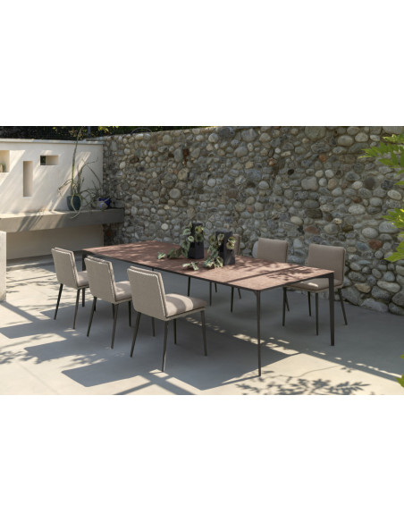 Leaf outdoor small armchair