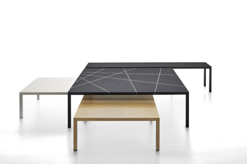 Tavolo Tense Material Intarsia MDF Italia - 3