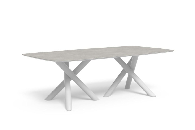 Coral outdoor table