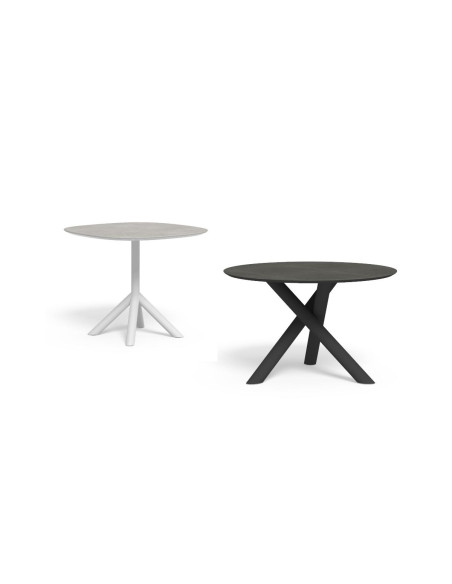Coral outdoor table