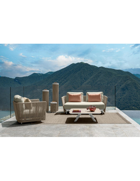 Coral outdoor sofa