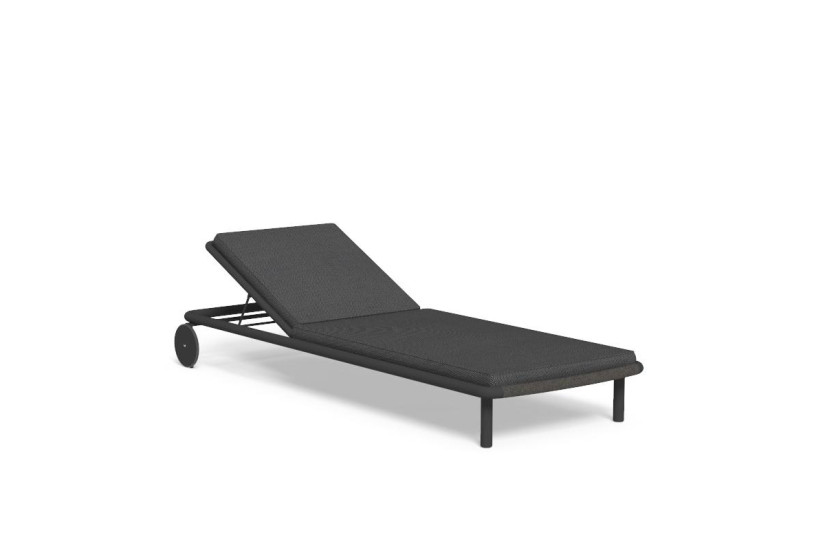 Coral outdoor sunbed