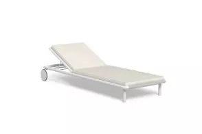 Coral outdoor sunbed