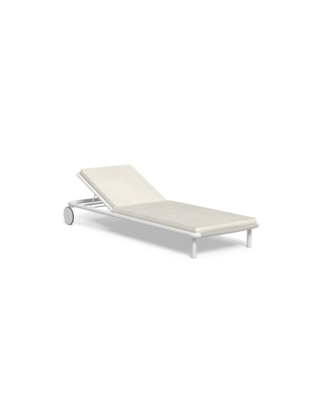 Coral outdoor sunbed