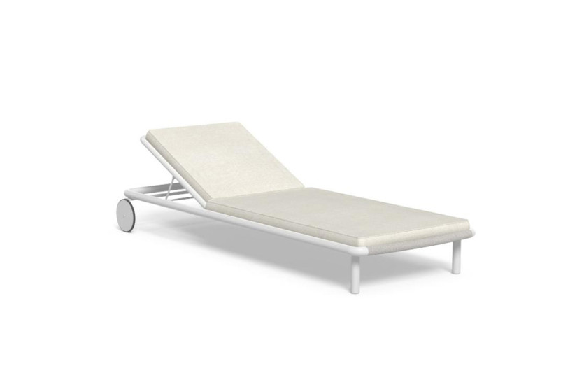 Coral outdoor sunbed