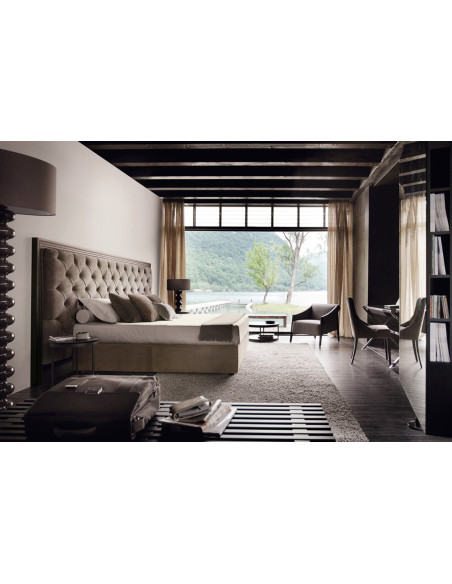 Lit Enya Capitonné Porada - 2