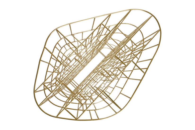 Golden Cage Bookcase