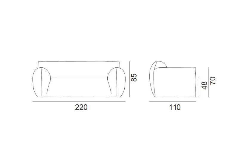 Divano Nuvola 10 (Offerta Expo) Gervasoni - 5