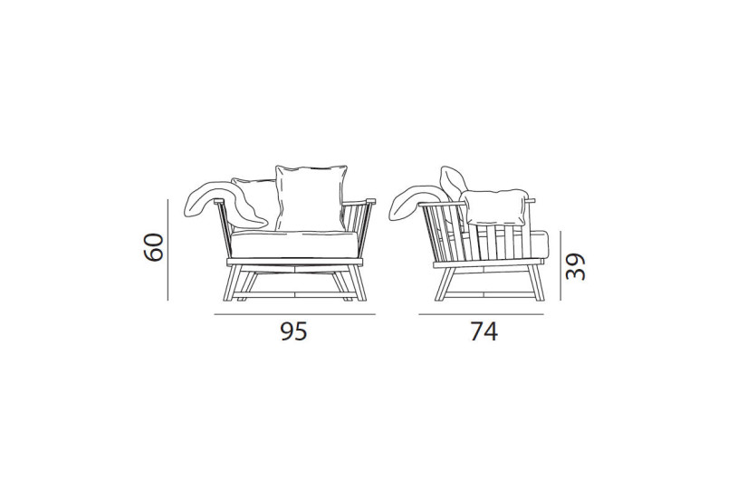 Fauteuil Gray 07 (Offre Expo) Gervasoni - 4