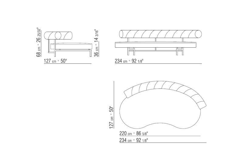 Canapé Supermax Flexform - 5