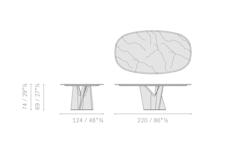 Table Infinitamente Poltrona Frau - 6