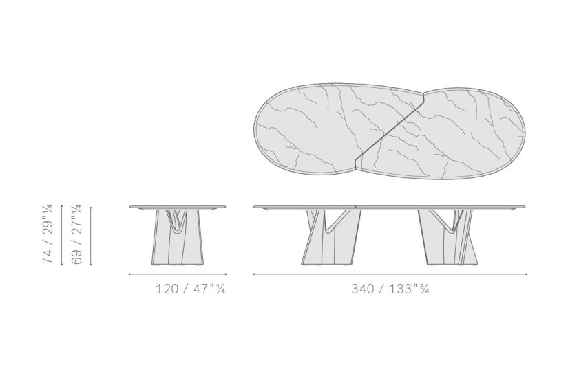 Table Infinitamente Poltrona Frau - 7
