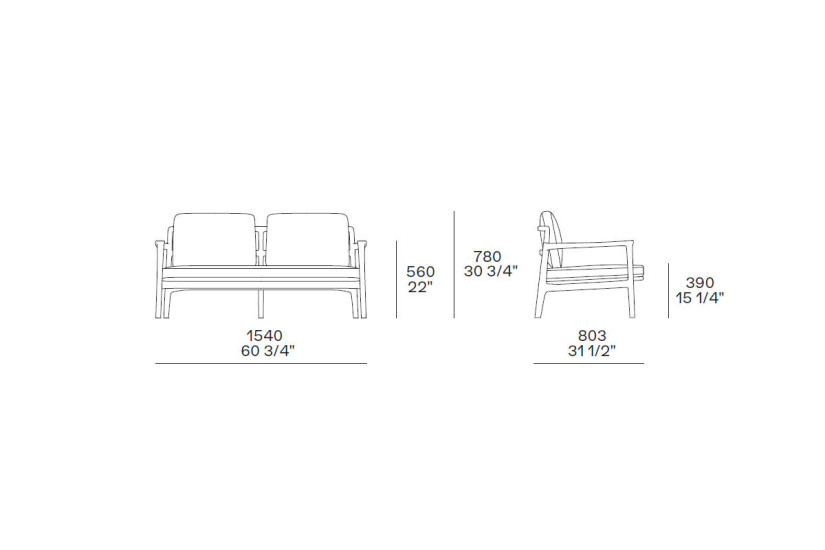 Divano Outdoor Magnolia Poliform - 4