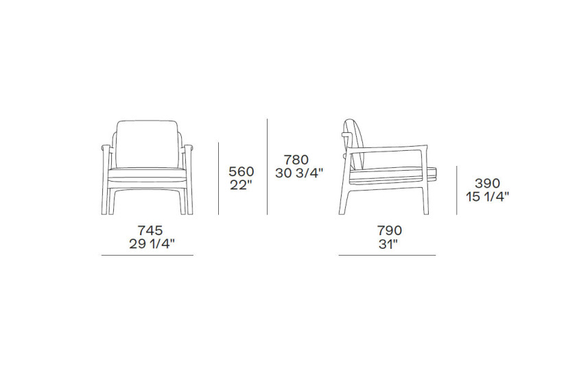 Poltrona Outdoor Magnolia Poliform - 3