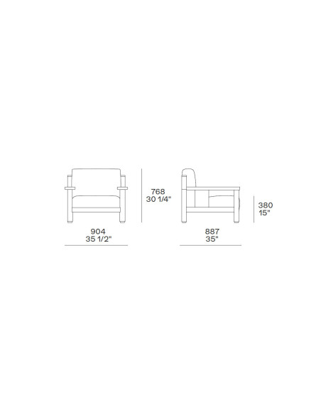 Fauteuil d'extérieur Ketch Poliform - 3