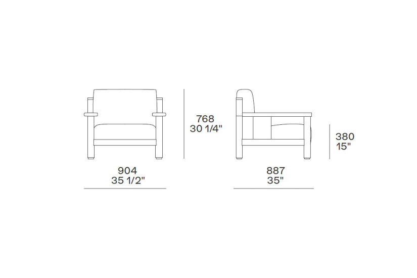 Ketch Outdoor Armchair