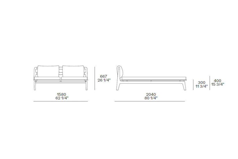Day Bed Outdoor Magnolia Poliform - 3