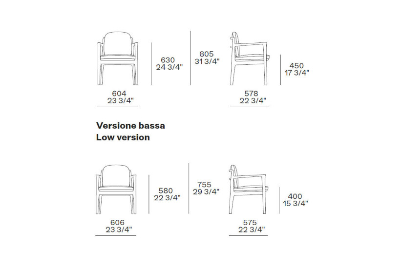 Sedia Outdoor Magnolia Poliform - 6
