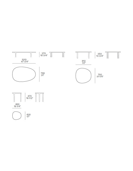 Table d'extérieur Mad Out Poliform - 3