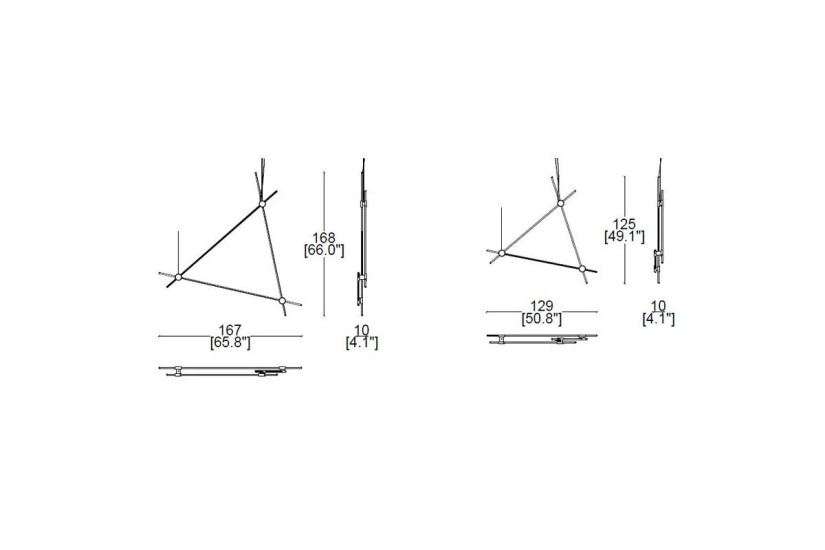 Lampada da parete Eitie Triangle Cassina - 3