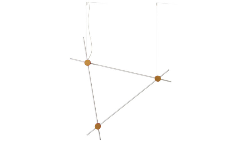 Lampada a sospensione Eitie Triangle Vertical Cassina - 1