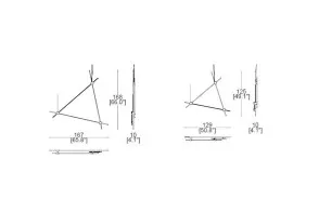 Eitie Triangle Vertical Suspension Lamp 2