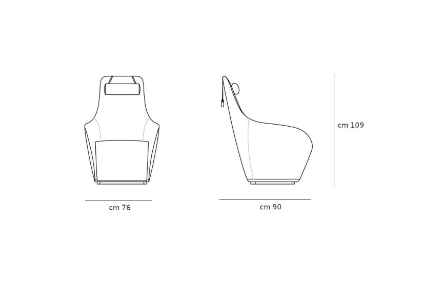 Poltrona Tie XL Giorgetti - 6