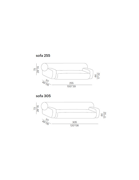 Canapé Oscar Meridiani - 5
