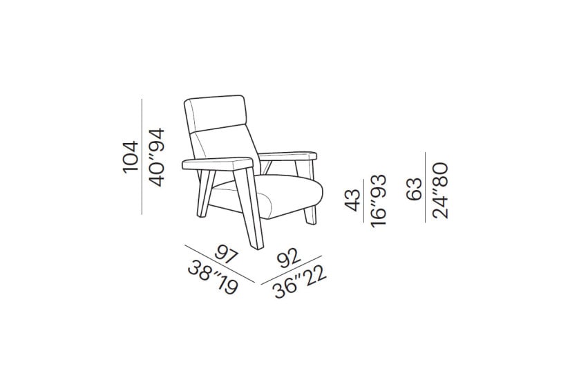 Poltrona Nora Meridiani - 4