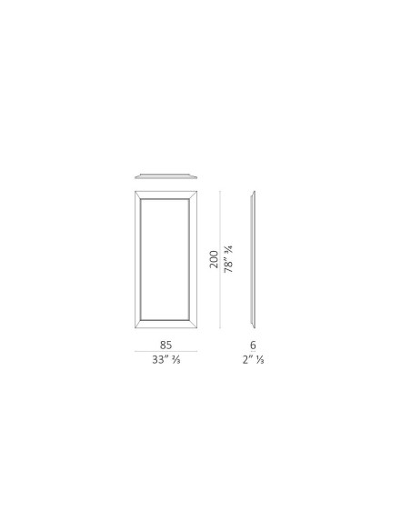 Specchio a tutta altezza Duo Ceccotti Collezioni - 3