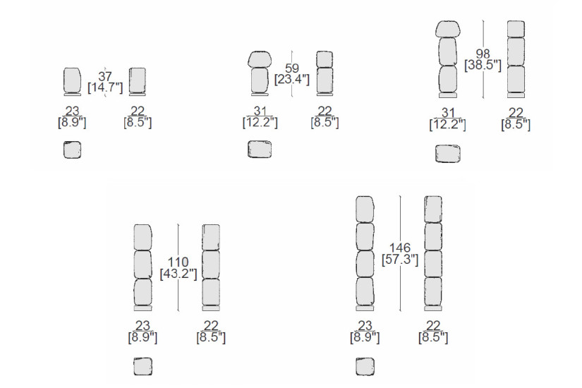 Lampada da Terra Wax Stone Light Cassina - 3