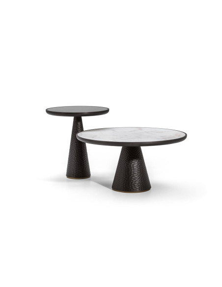 Duo Pedestal Low Table