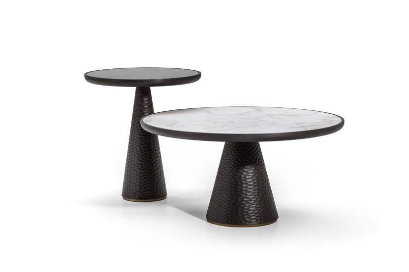Duo Pedestal Low Table