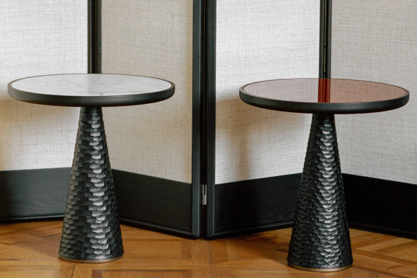 Duo Pedestal Low Table