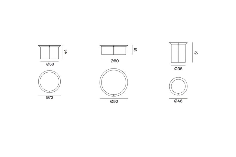 Table Outdoor Brise Gervasoni - 7