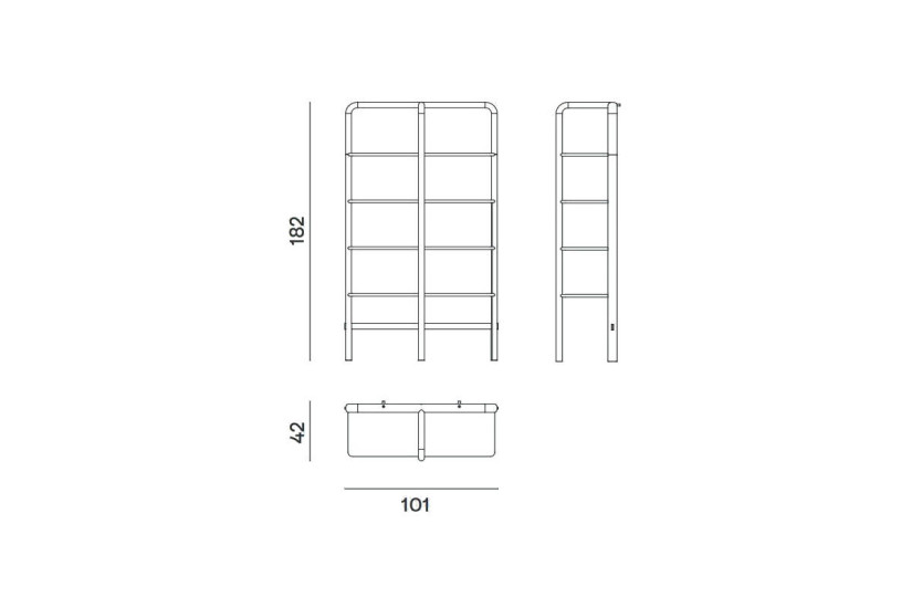 Daen Bookcase
