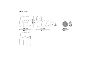 Fauteuil Serie Up Compasso d'Oro B&B Italia - 1 2