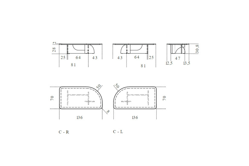 Tavolino Selce Gallotti & Radice - 6