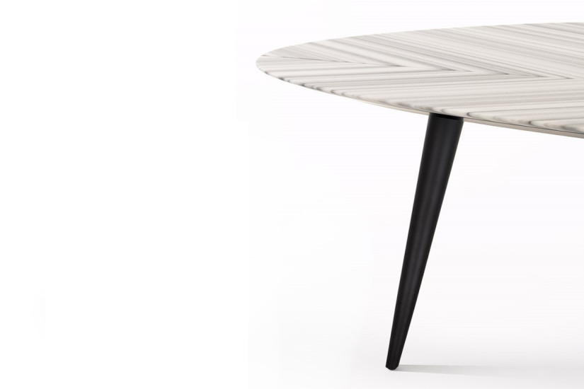 Table Tweed Marble Zanotta - 2
