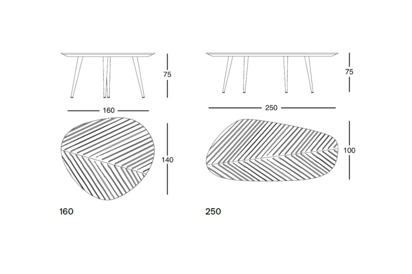 Tavolo Tweed Marble Zanotta - 3